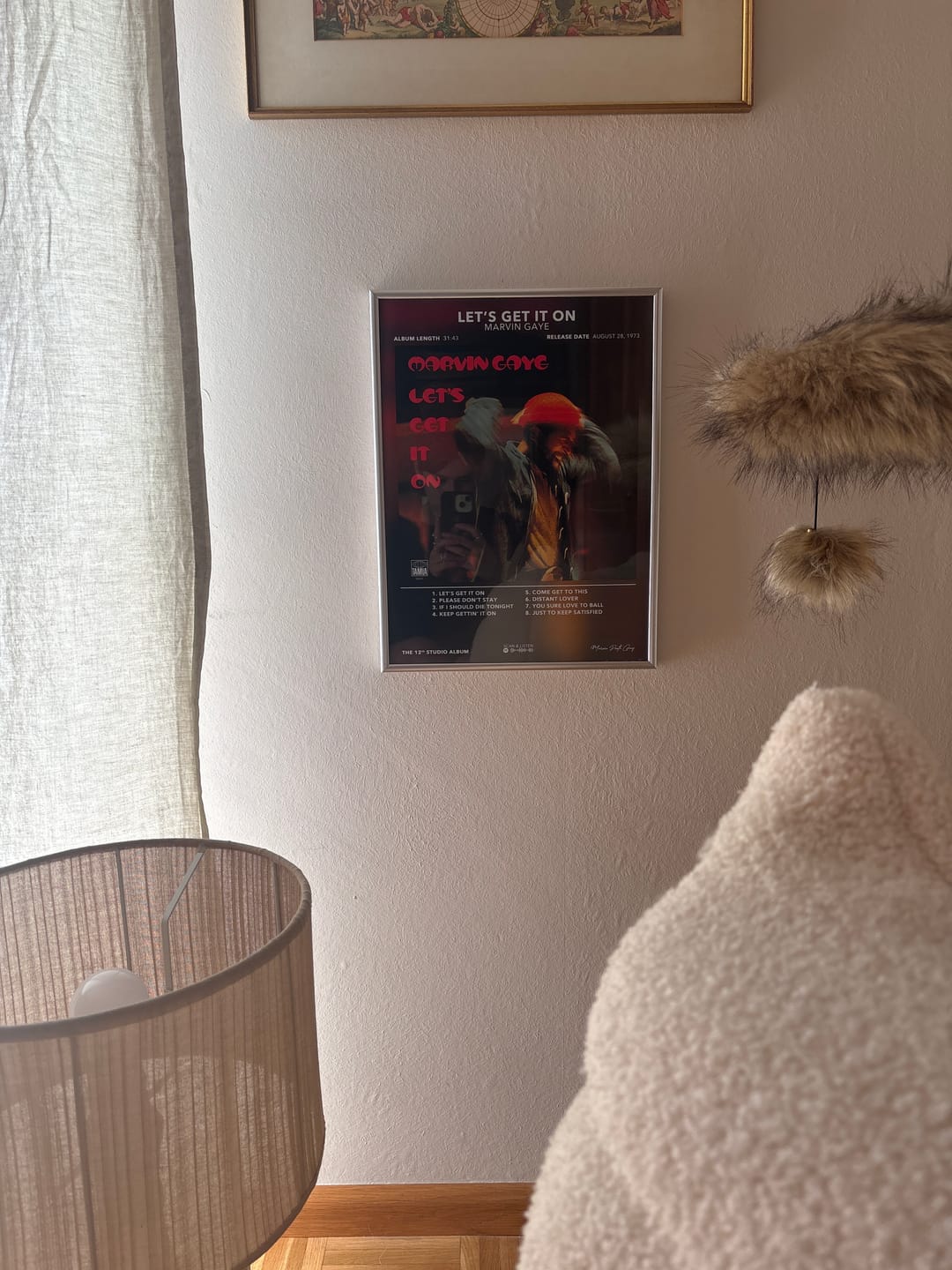 Customer photo review of Poster Let's Get It On Marvin Gaye