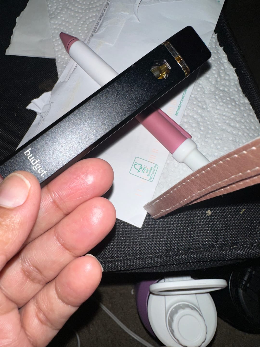 Customer photo review of 1 Gram THCA Blend Vape Cartridge | Wedding Cake - Indica