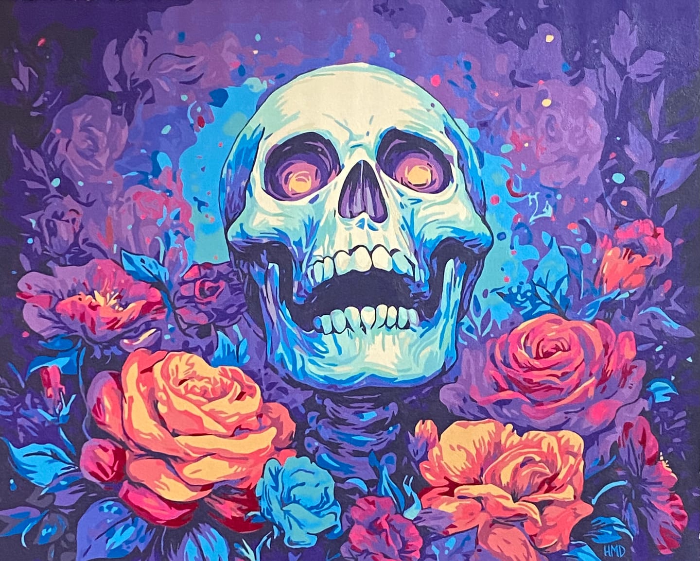 Customer photo review of Floral Skeleton
