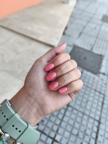 Customer photo review of Rubber base - Milky pink - Libre de HEMA y TPO | Didier Lab - 10ml