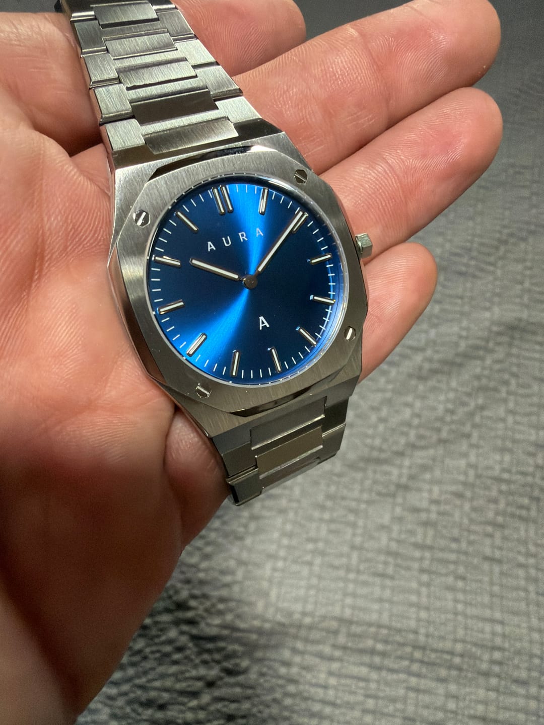 Customer photo review of Ultra Thin 001: Steel/Blue