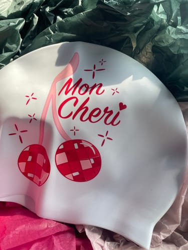 Customer photo review of JAYD Swim Cap - Mon Cheri