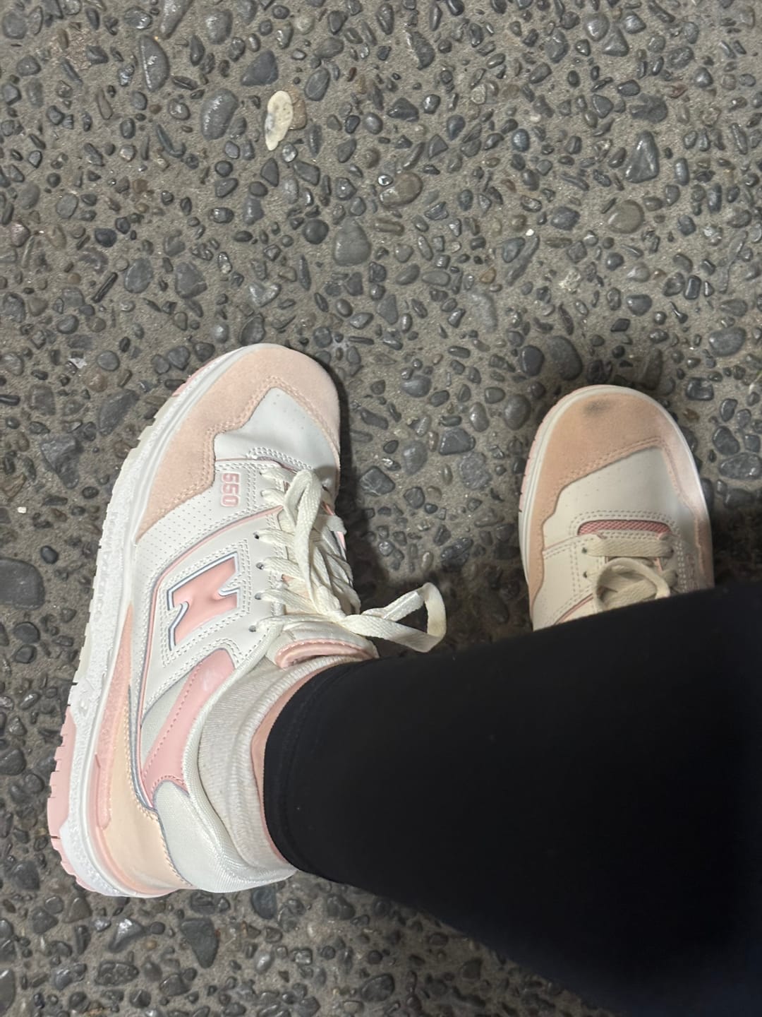 Customer photo review of New Balance 550 White Pink Wmns