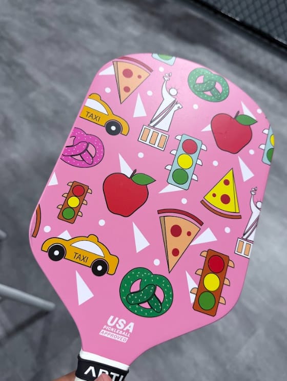 Customer photo review of ARTI 16mm Carbon Fiber "NEW YORK" Pickleball Paddle