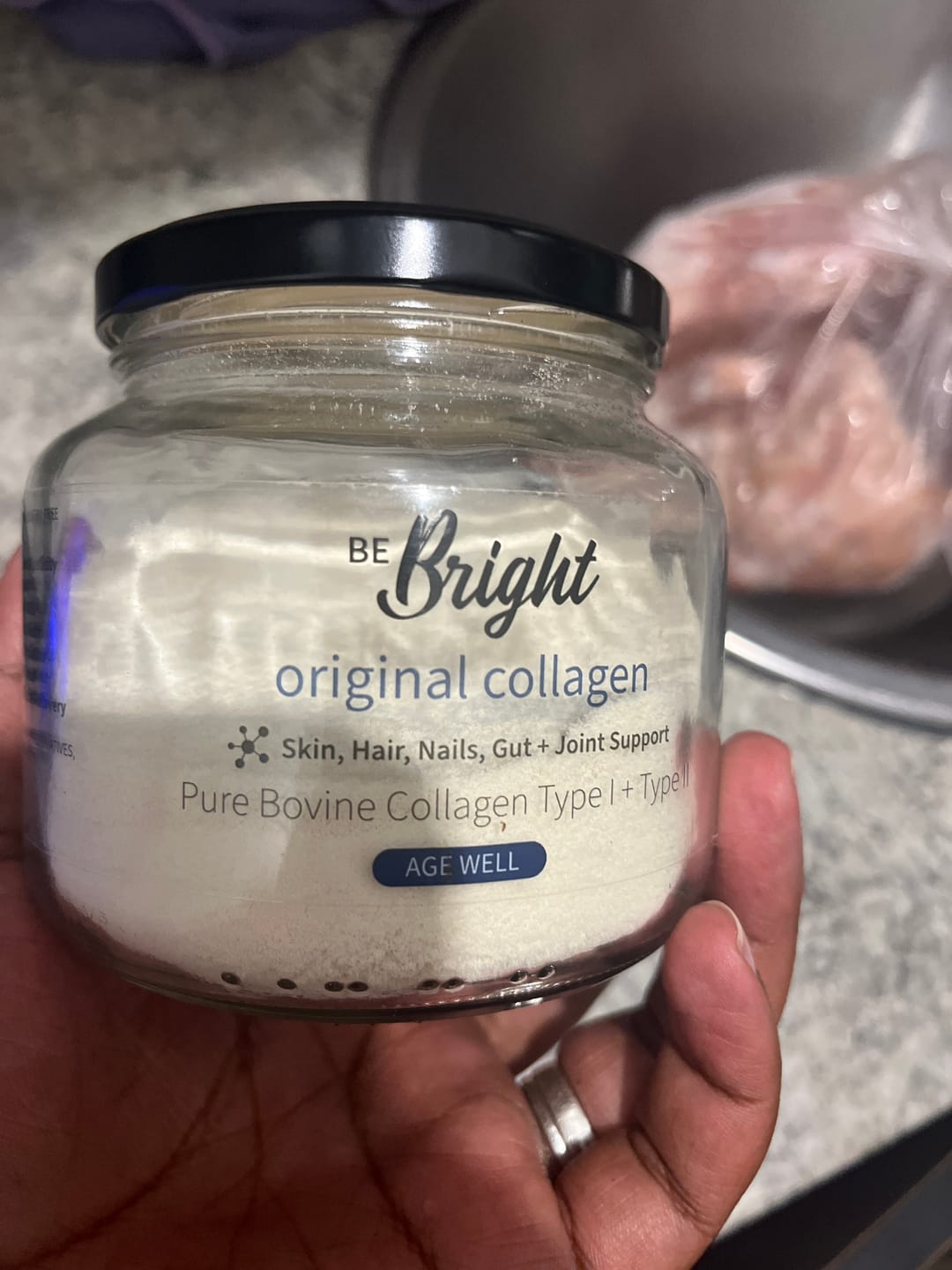 Customer photo review of ORIGINAL COLLAGEN 180g JAR
