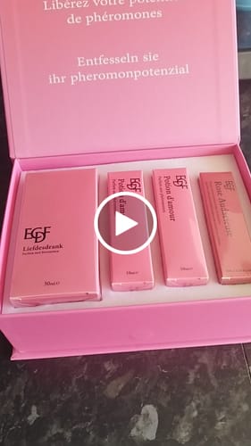 Customer video review of Coffret aux phéromones