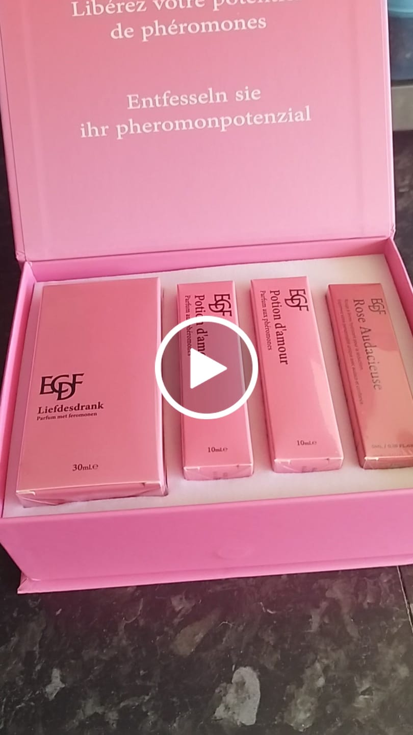 Customer video review of Coffret aux phéromones