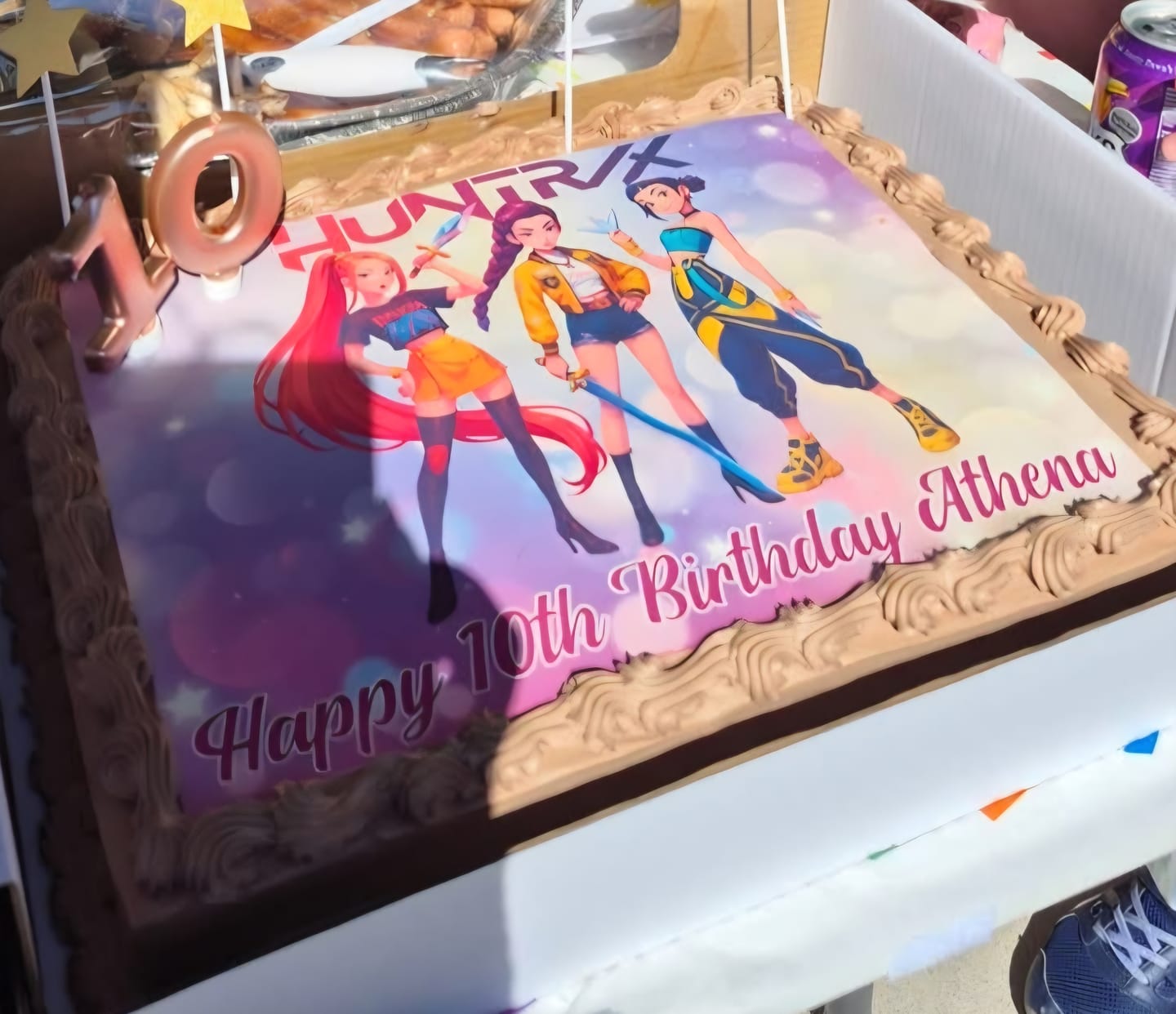 Customer photo review of Kpop Demon Hunters - Edible Icing Toppers
