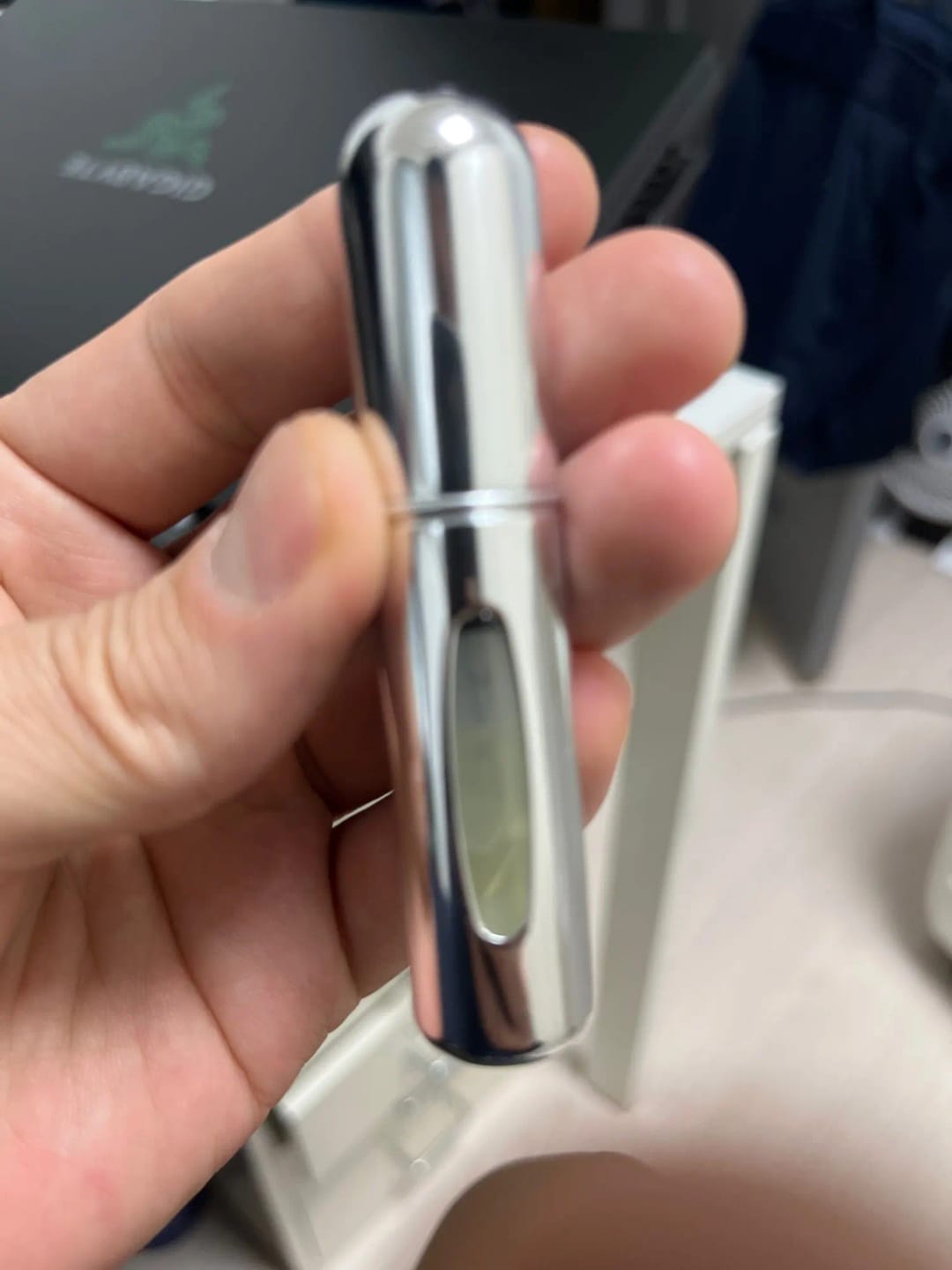 Customer photo review of Pocket Travel Perfume Refill Atomizer