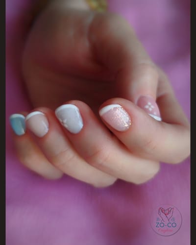 Customer photo review of Base Semi-Permanent Rubber Foil Pink Didier Lab 10ml