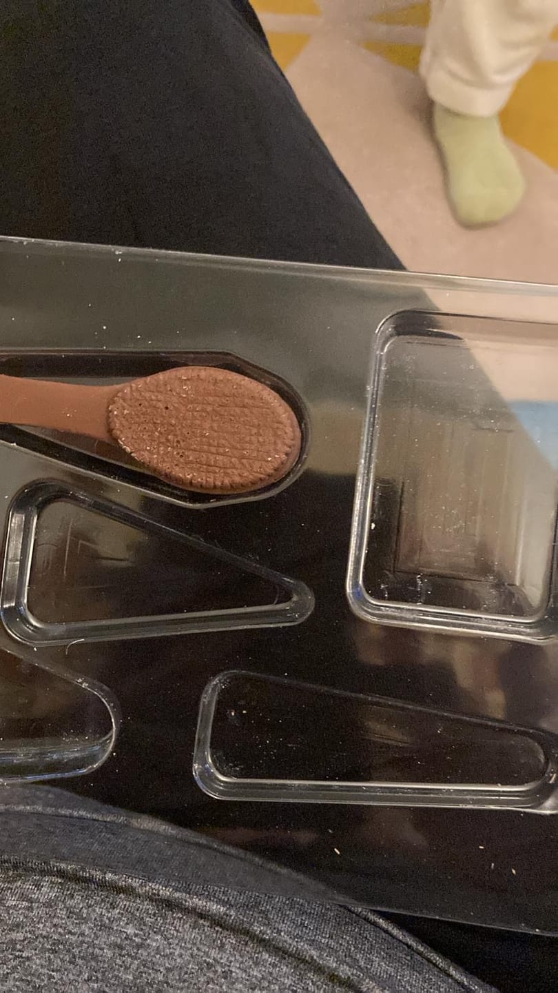 Customer photo review of Chocolate Hairdresser Set