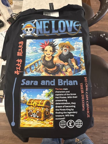 Customer photo review of ONE LOVE - custom made (upload)