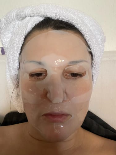 Customer photo review of Bio-Collagen Deep Face Mask