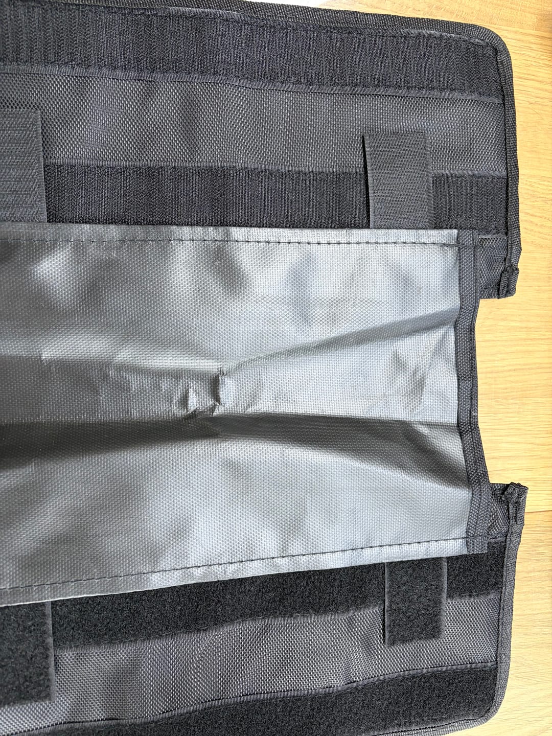 Customer photo review of Armrest Storage Bag for Wheelchairs & Mobility Scooter