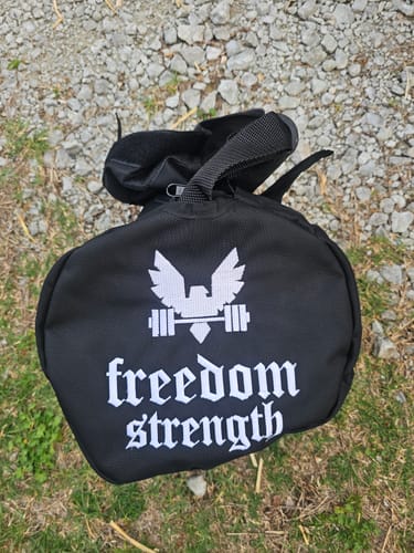 Customer photo review of Strongman throwing bags