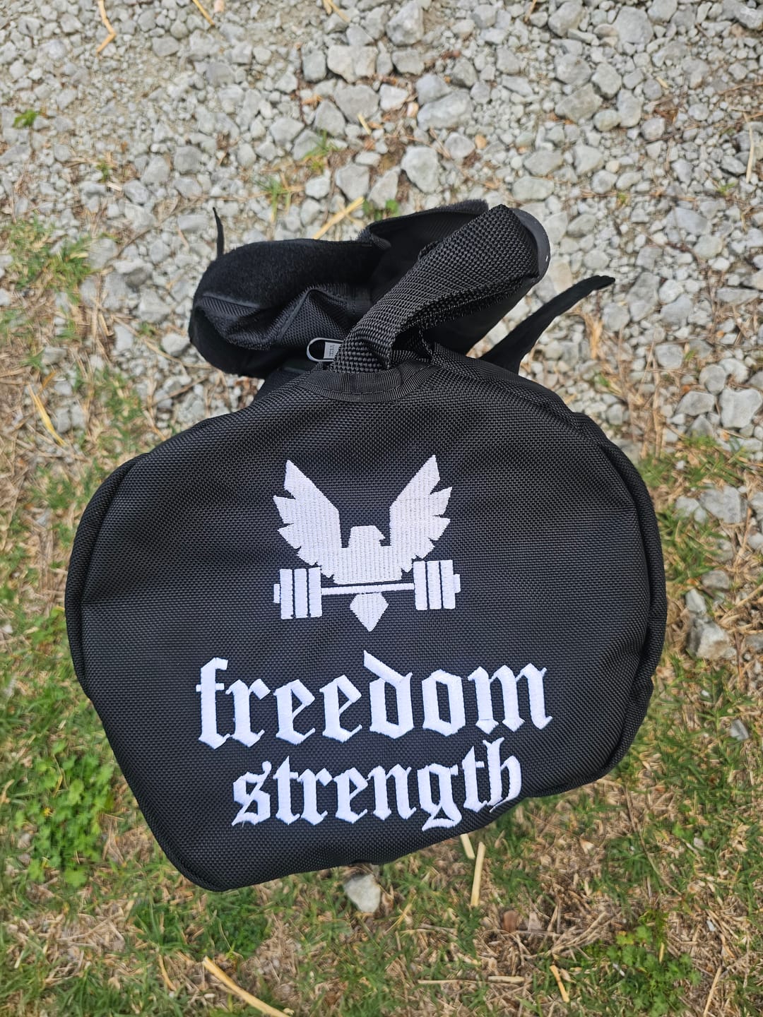 Customer photo review of Strongman throwing bags