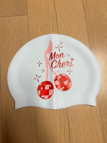 Customer photo review of JAYD Swim Cap - Mon Cheri