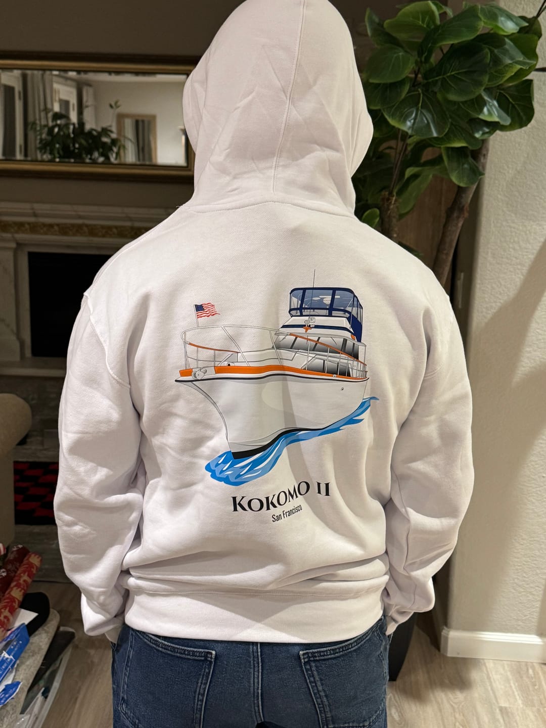 Customer photo review of Dri-Fit Custom Boat Shirts - Long Sleeve
