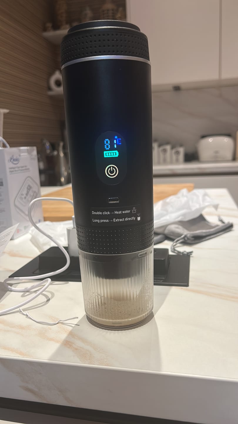 Customer photo review of Caffettiera Portatile - MokaElite