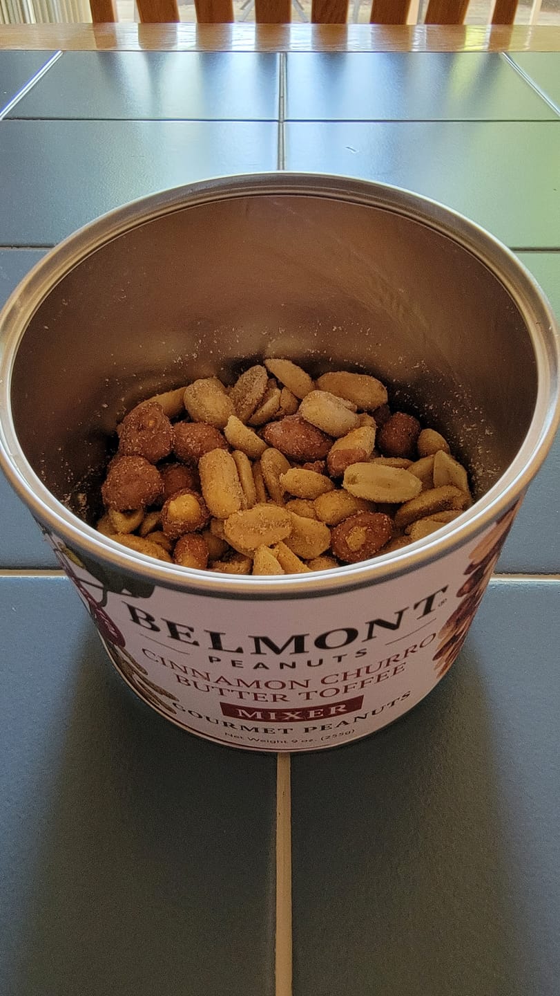 Customer photo review of Cinnamon Churro Butter Toffee Mixer