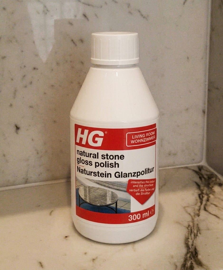 Customer photo review of HG Natural Stone Gloss Polish (product 44) - 300ml