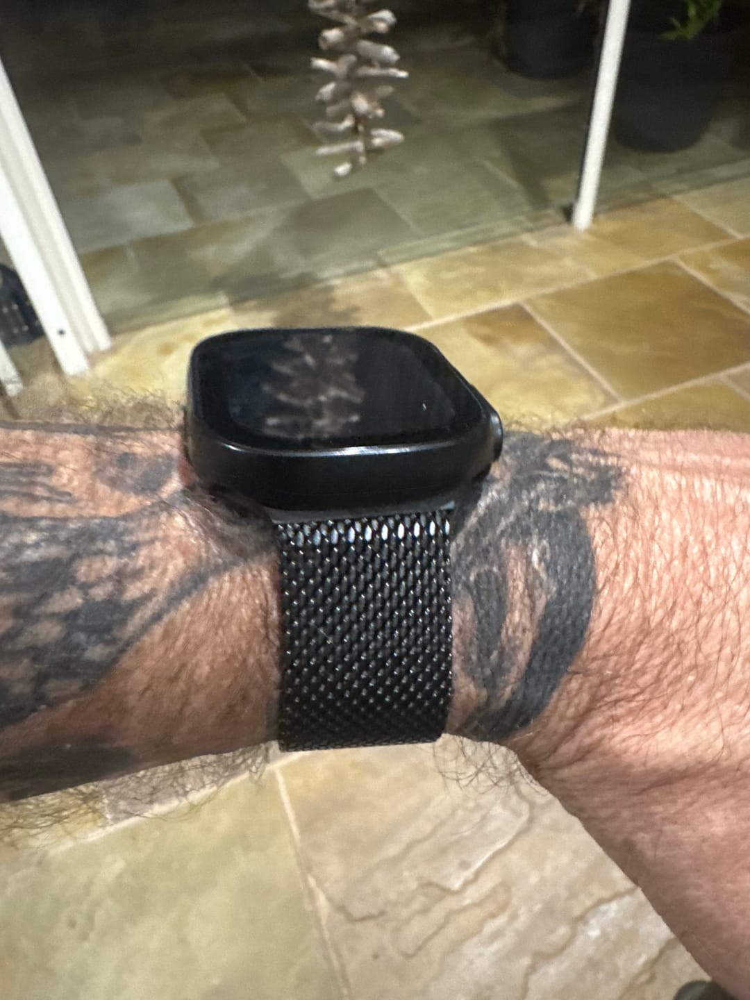 Customer photo review of Titanium Milanese Loop