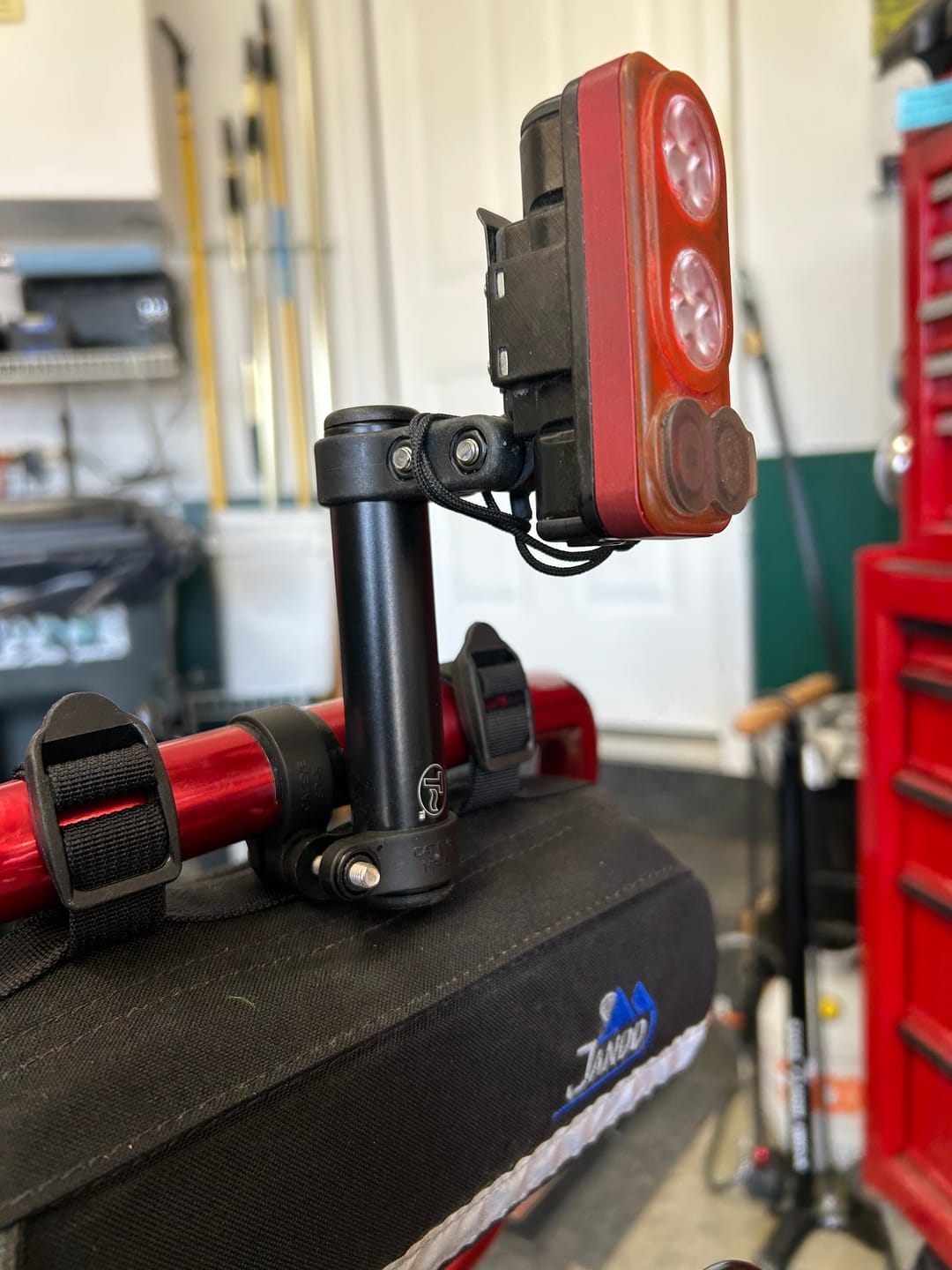 Customer photo review of Vertical Rear Light Mount
