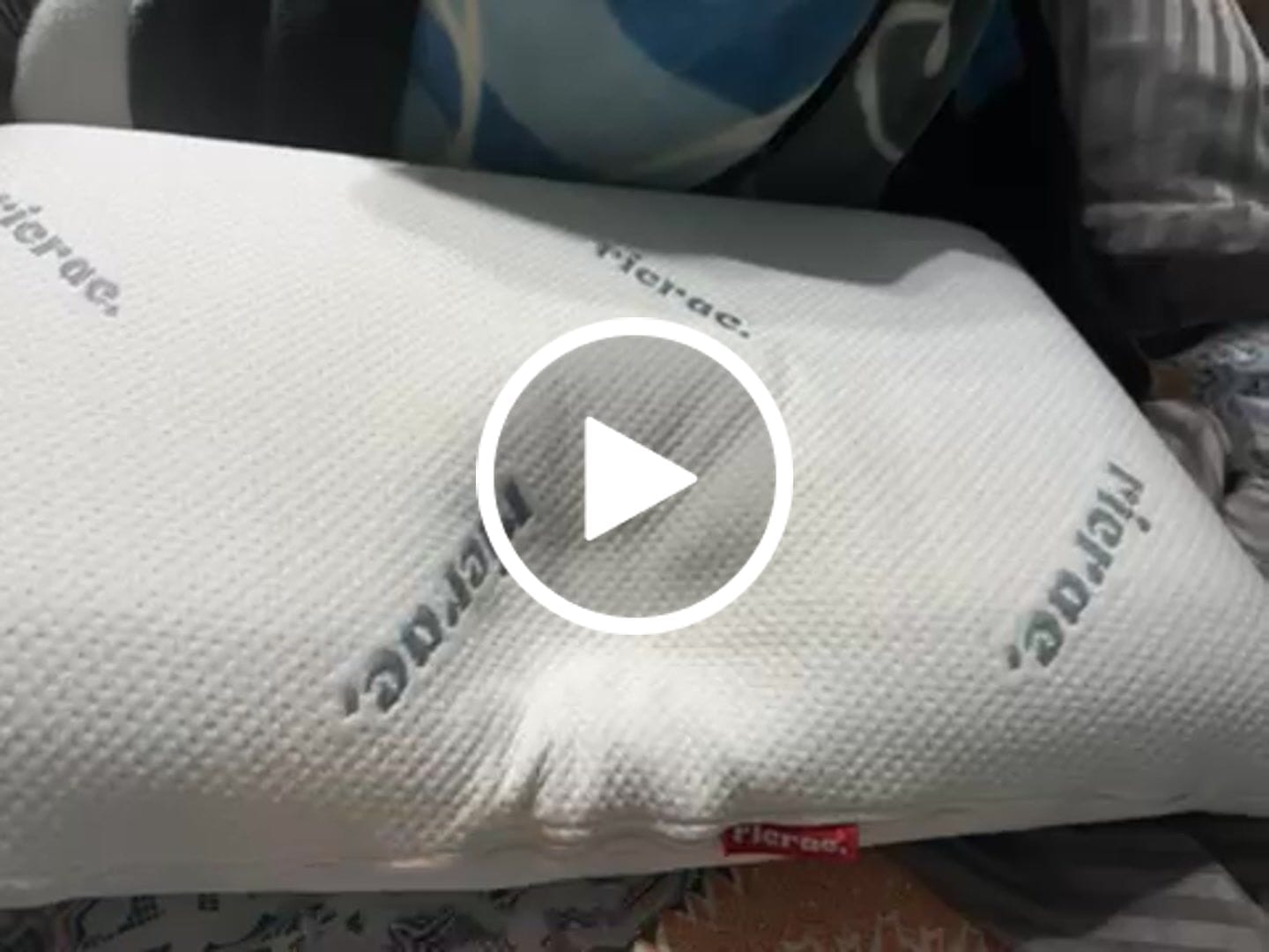 Customer video review of Medium Flat Memory Foam Pillow