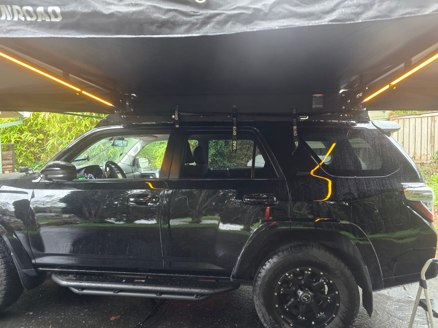 Customer photo review of OPENROAD 180 Free Standing Awning