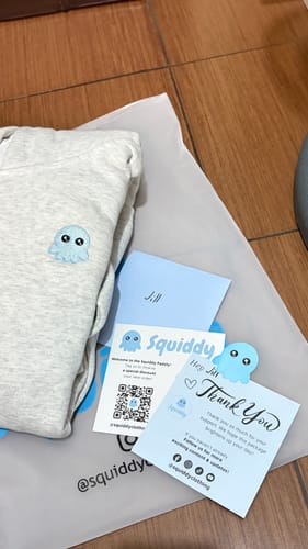 Customer photo review of The Classic Squiddy Zip Hoodie