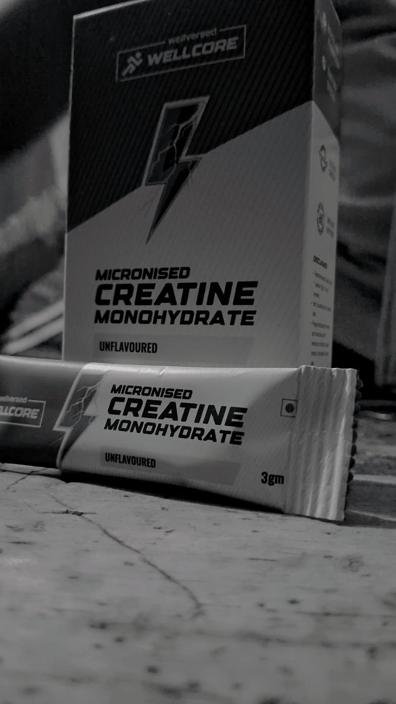 Customer photo review of Wellcore - Pure Micronised Creatine Monohydrate | Unflavoured (6 Sachets)