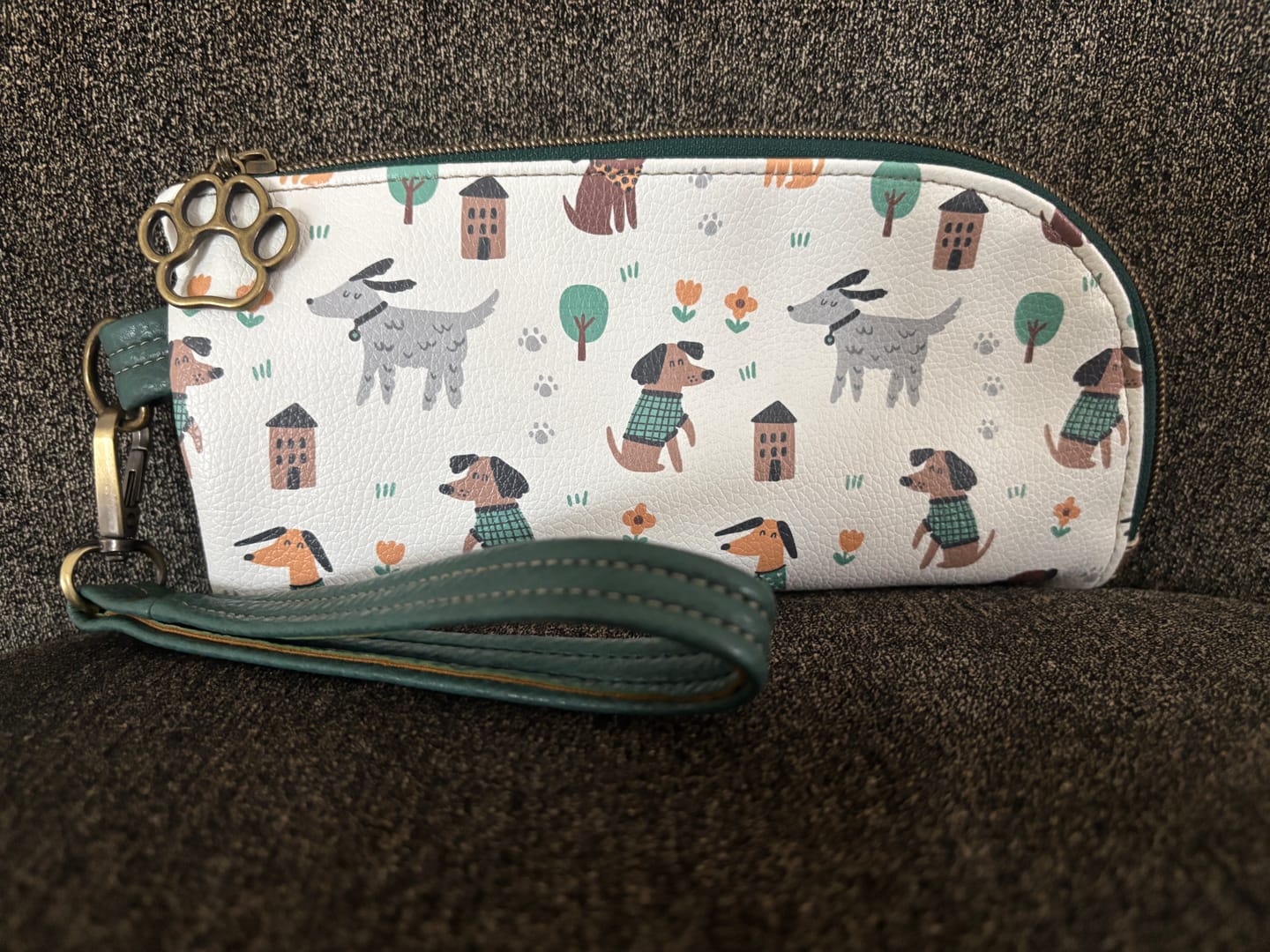Customer photo review of Jericho Jade - Pebble Faux Leather