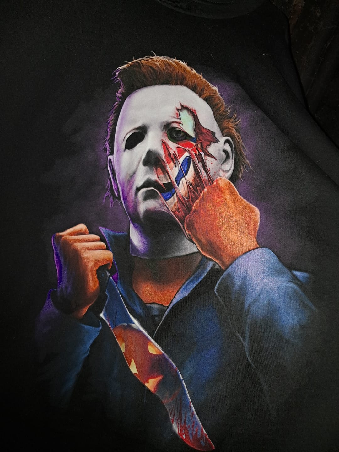 Customer photo review of Halloween Purely and Simply Evil T-Shirt