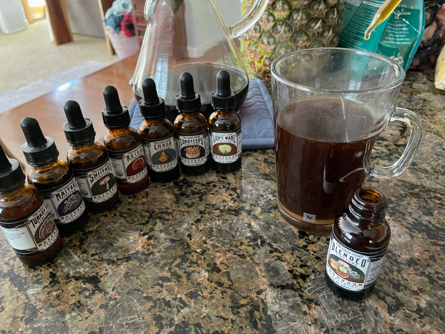 Customer photo review of Mushroom Mini-Farm Grow Kits Variety - 4 Pack