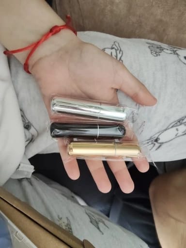 Customer photo review of Pocket Travel Perfume Refill Atomizer