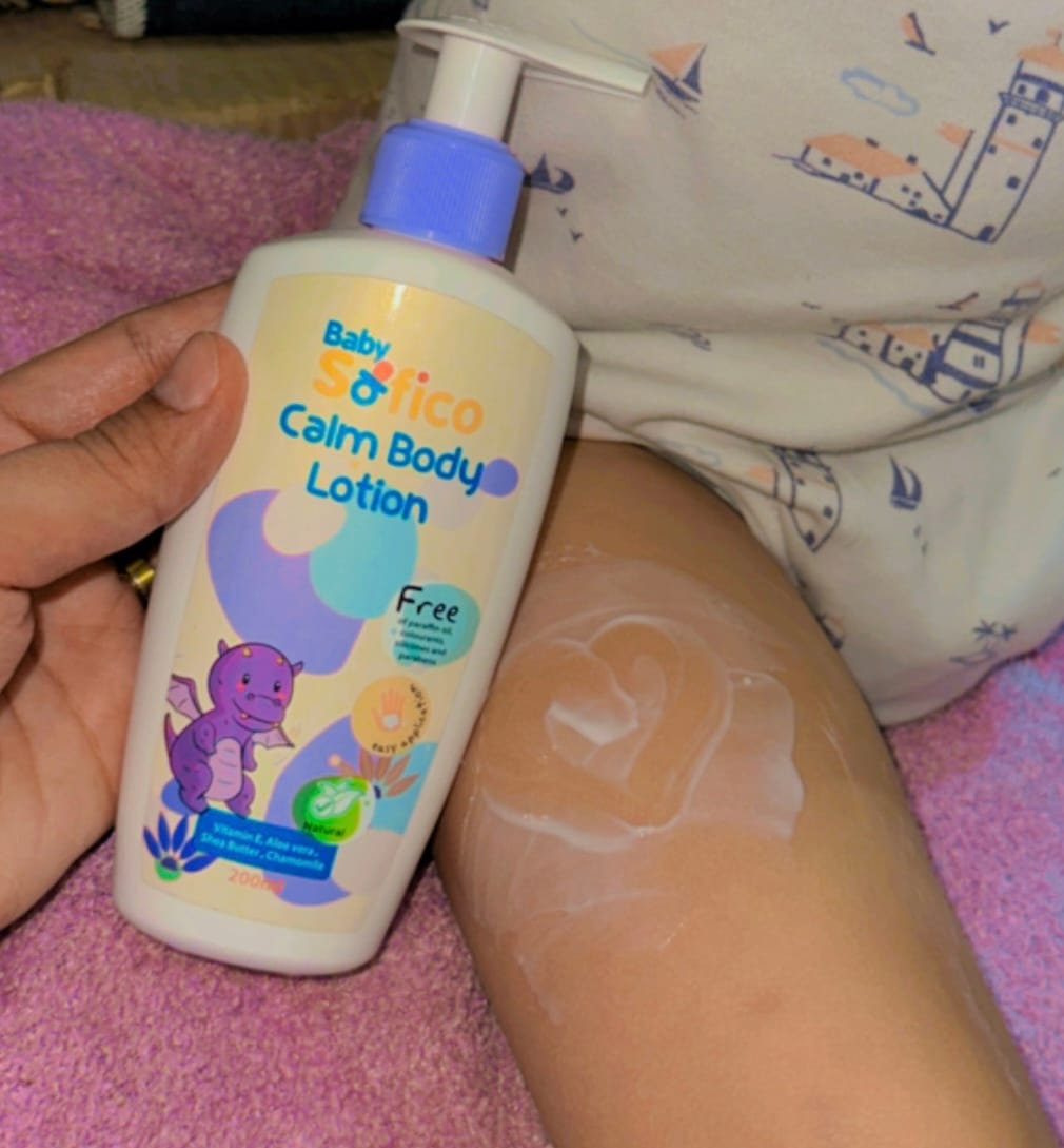 Customer photo review of Sofico Baby Calm Body Lotion 200ml