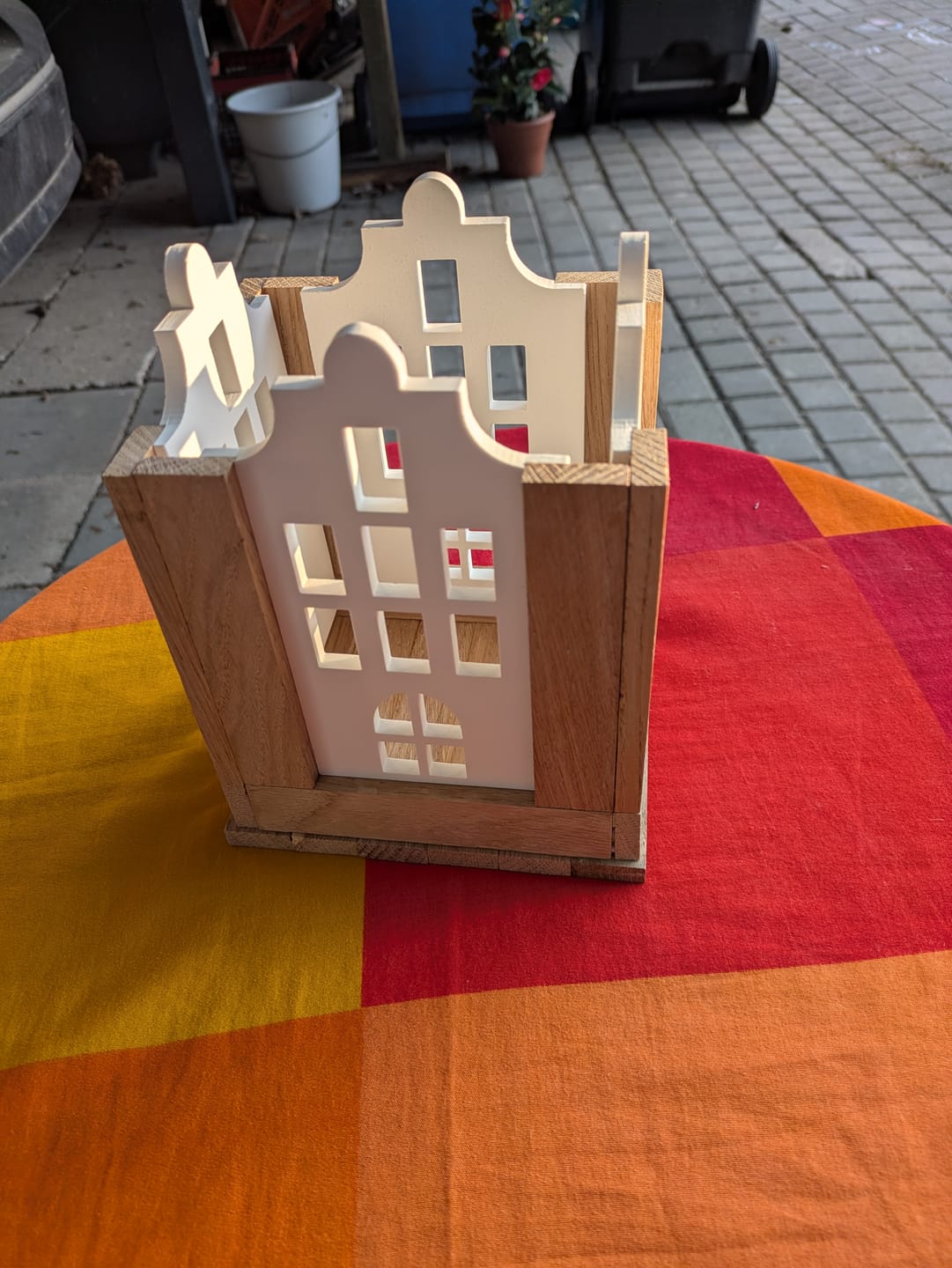 Customer photo review of Silikonform - Grachten Haus Laterne Seite für 12 cm Easy-Sticks