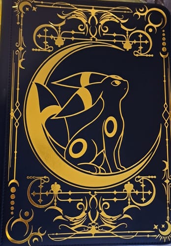 Customer photo review of Lunar Shadow 9-Pocket Trading Card Binder (LAST CHANCE PRE ORDER)