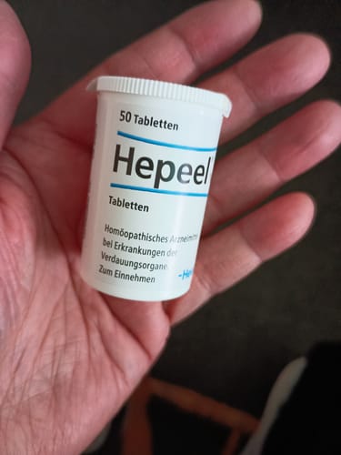 Customer photo review of Heel Hepeel N Homeopathic Tablets (50)