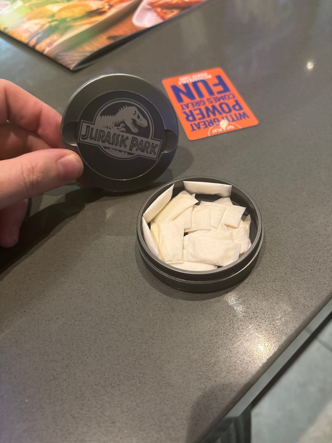 Customer photo review of Mylar Nicotine Pouches