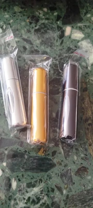 Customer photo review of Pocket Travel Perfume Refill Atomizer