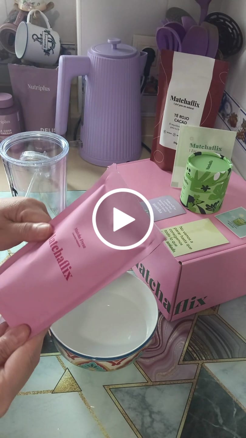 Customer video review of Té Matcha Premium Fresa