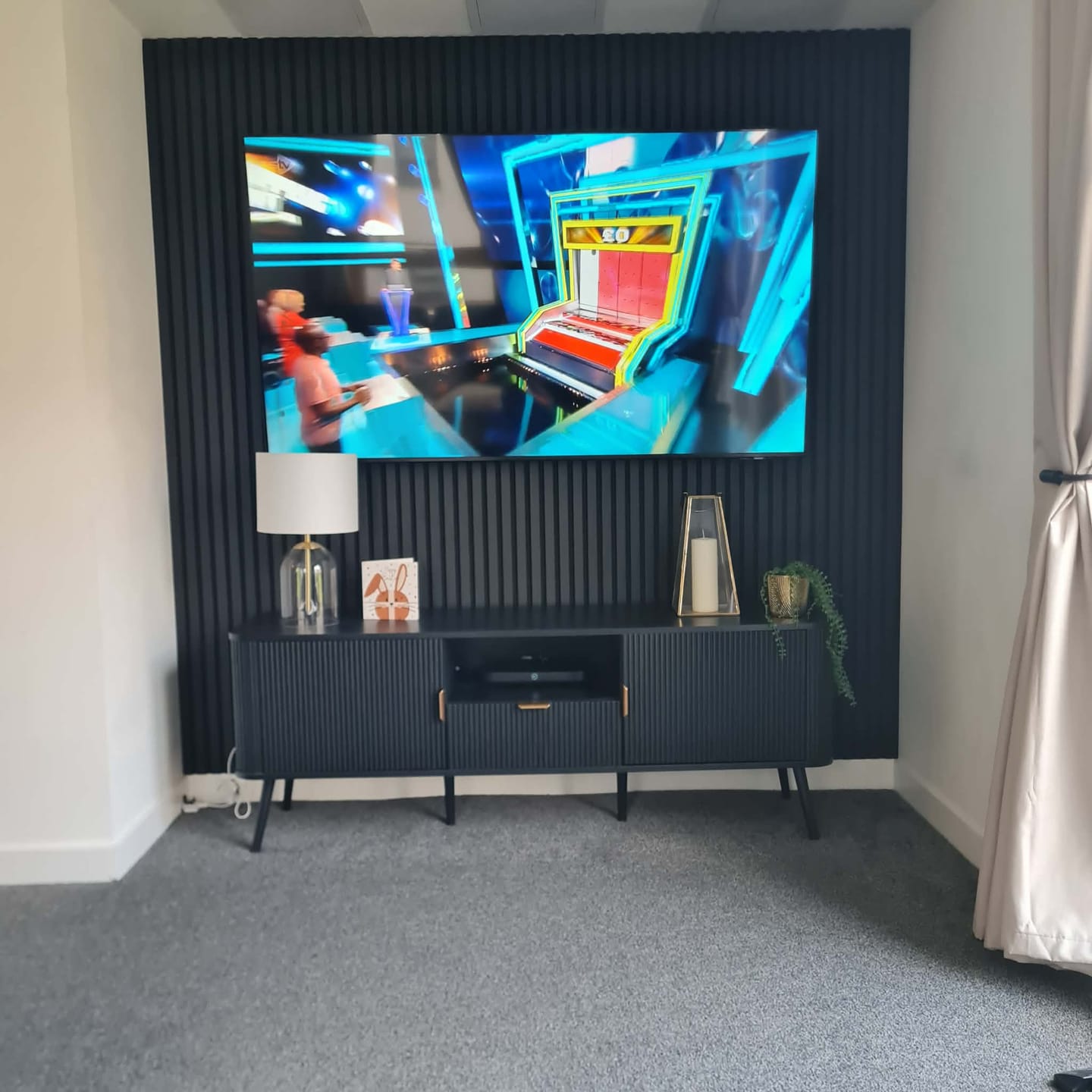 Customer photo review of Premium Acoustic Wall Panels - Black