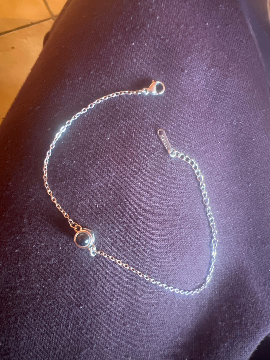 Customer photo review of Picture Personalized Bracelet