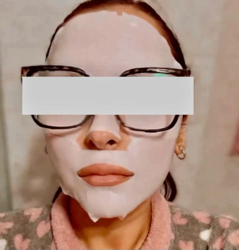 Customer photo review of Bio-Collagen Deep Face Mask