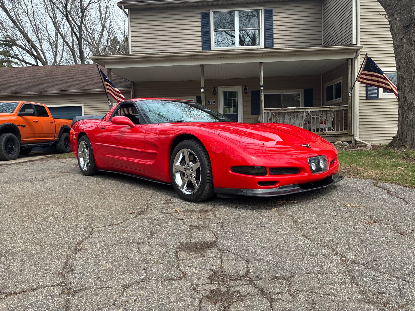 Customer photo review of Corvette C5 | Vented Front Splitter