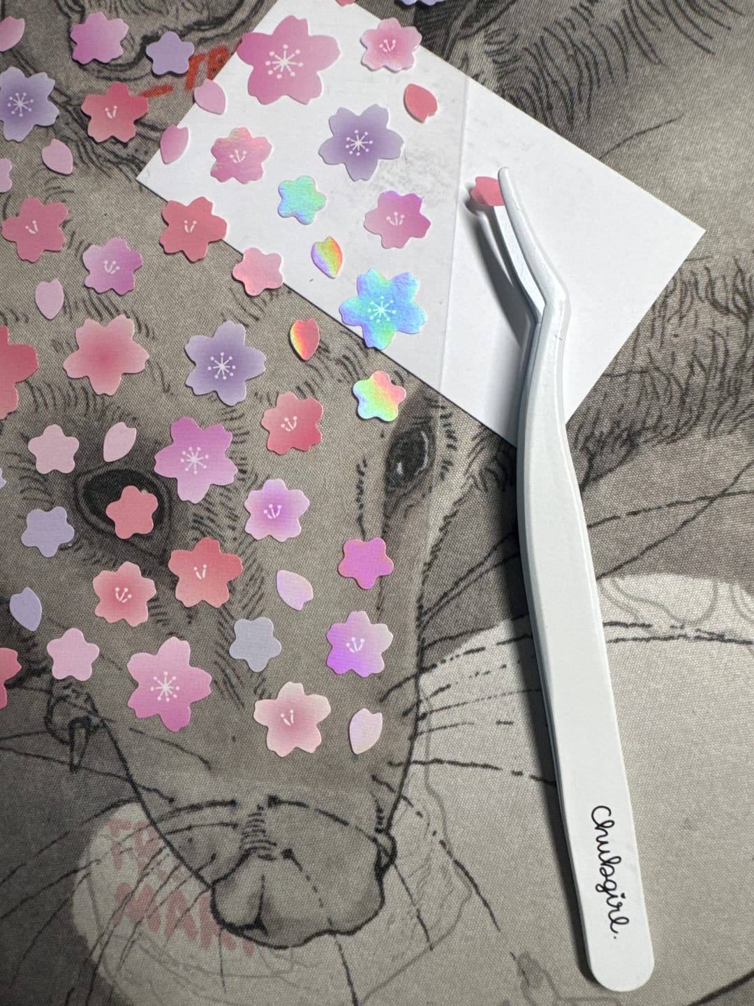 Customer photo review of Sticker Tweezer