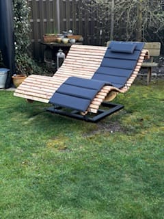 Customer photo review of Doppelliege Schwungliege "Tegernsee" Wellenliege mit Drehgestell