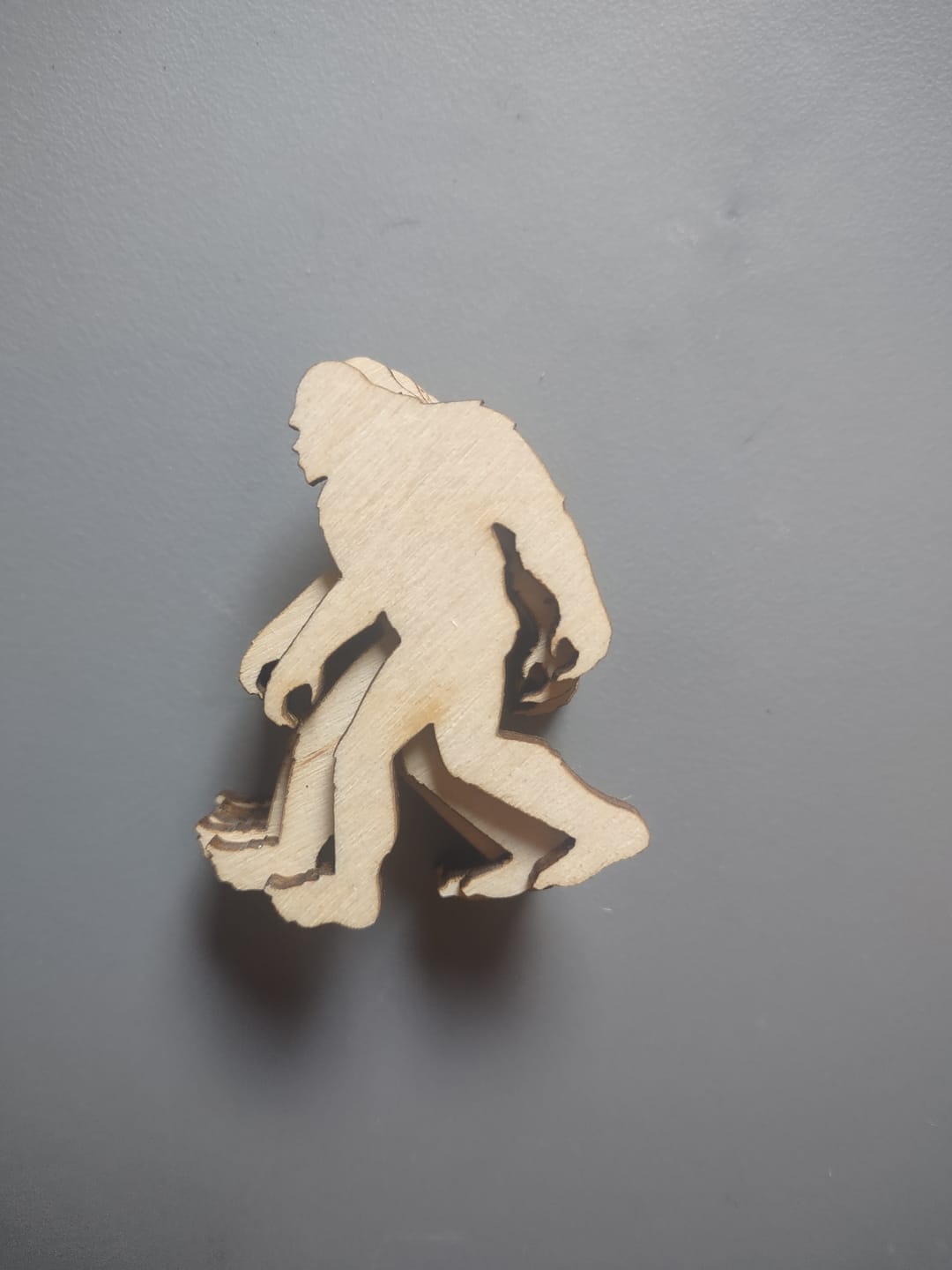 Customer photo review of Unfinished Wood Bigfoot Sasquatch Silhouette - Craft- up to 46" DIY