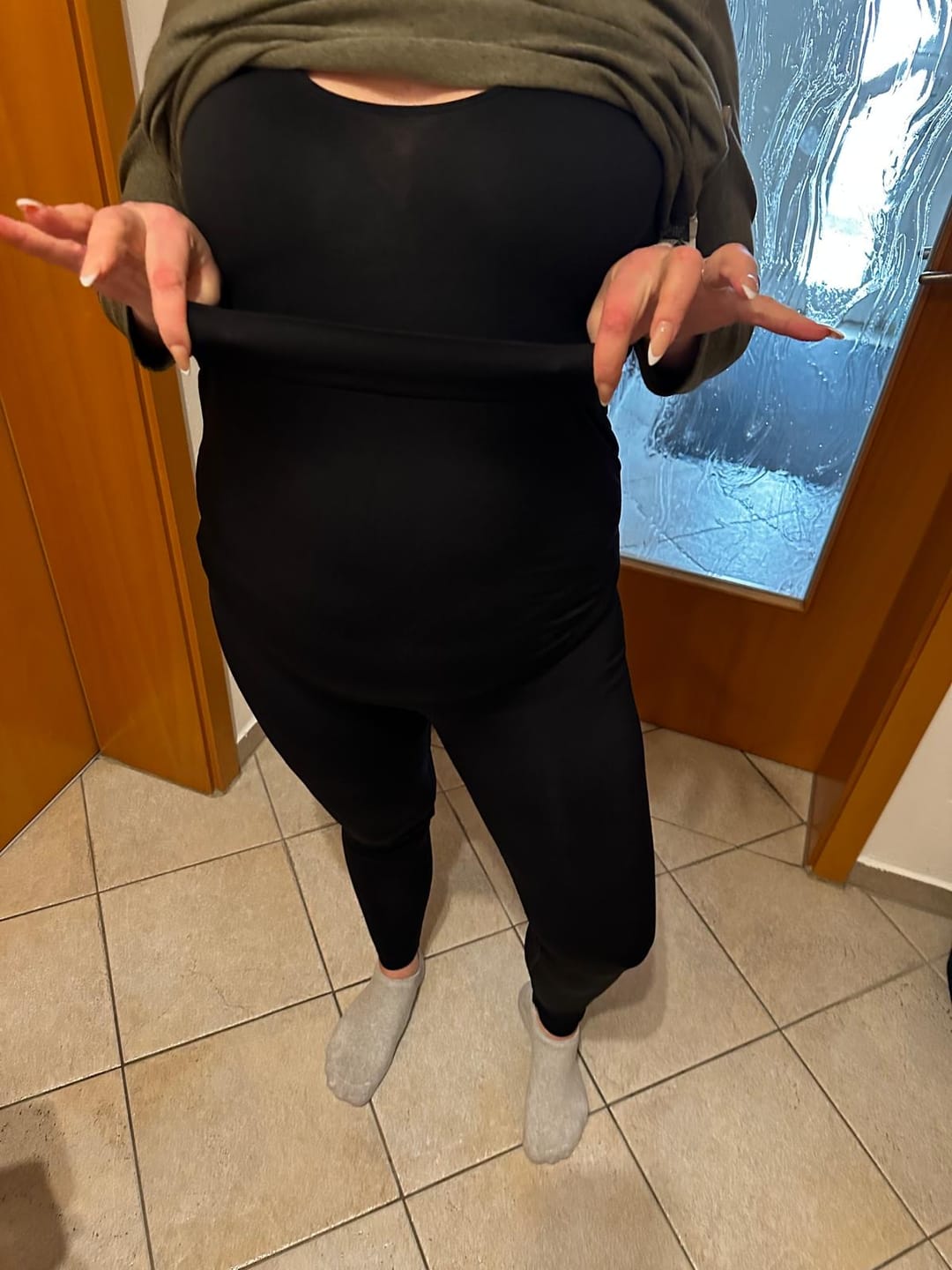 Customer photo review of Schwangerschafts Leggings
